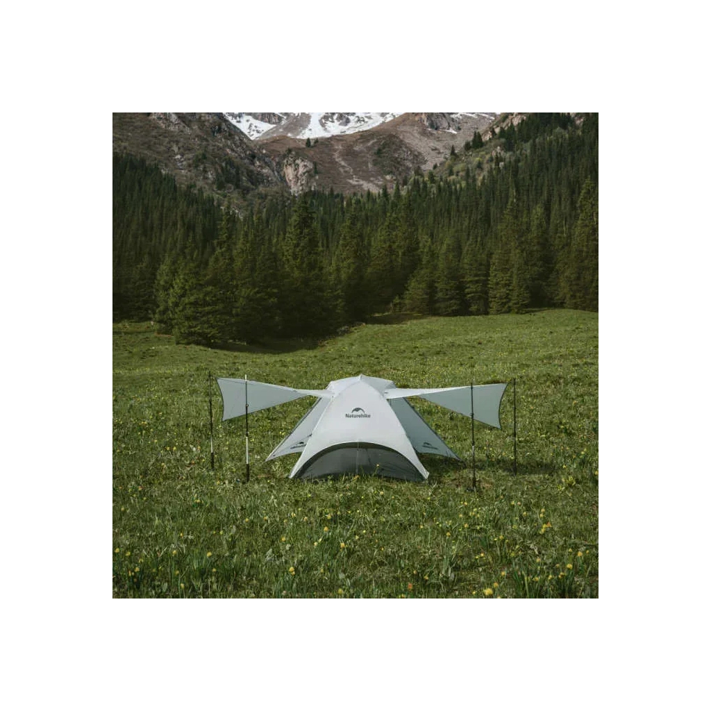 Намет Naturehike двомісний ультралегкий Star River UL CNK2450WS022, коричневий (6975641883067) - зображення 3