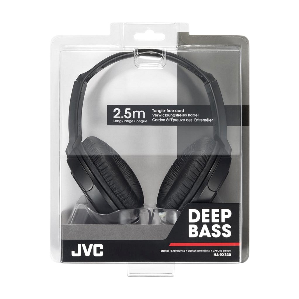 Навушники JVC HA-RX330 Black (HA-RX330-E) - зображення 2