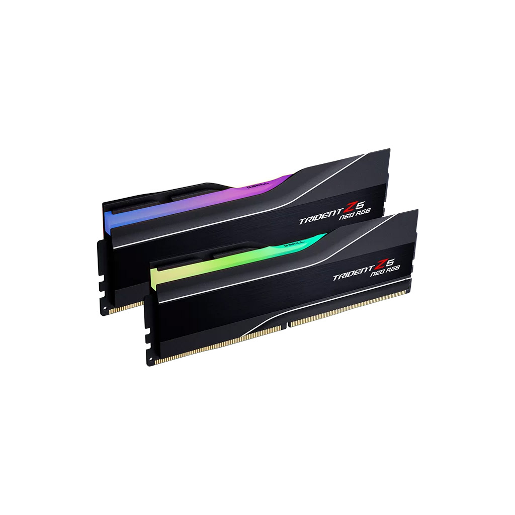 Модуль пам'яті для комп'ютера DDR5 48GB (2x24GB) 6400 MHz Trident Z5 Neo RGB Matte Black G.Skill (F5-6400J3239F24GX2-TZ5NR) - зображення 2
