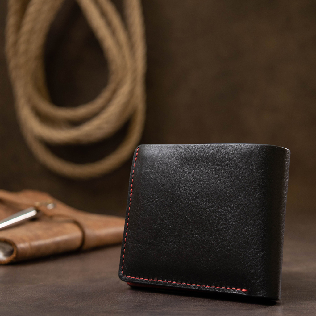 Гаманець Grande Pelle Чорний (11551) - зображення 9