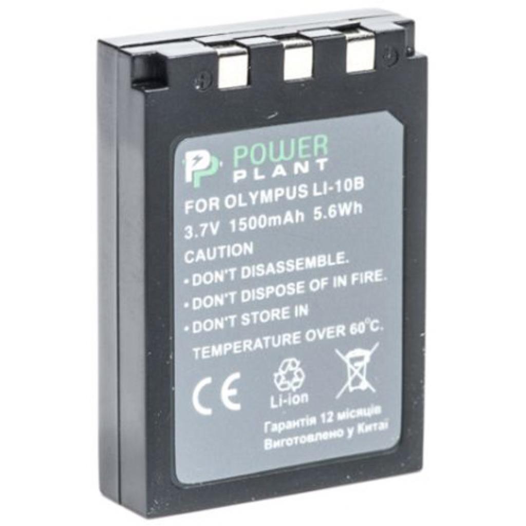 Акумулятор до фото/відео PowerPlant Olympus LI-10B, Li-12B (DV00DV1056) - изображение 2
