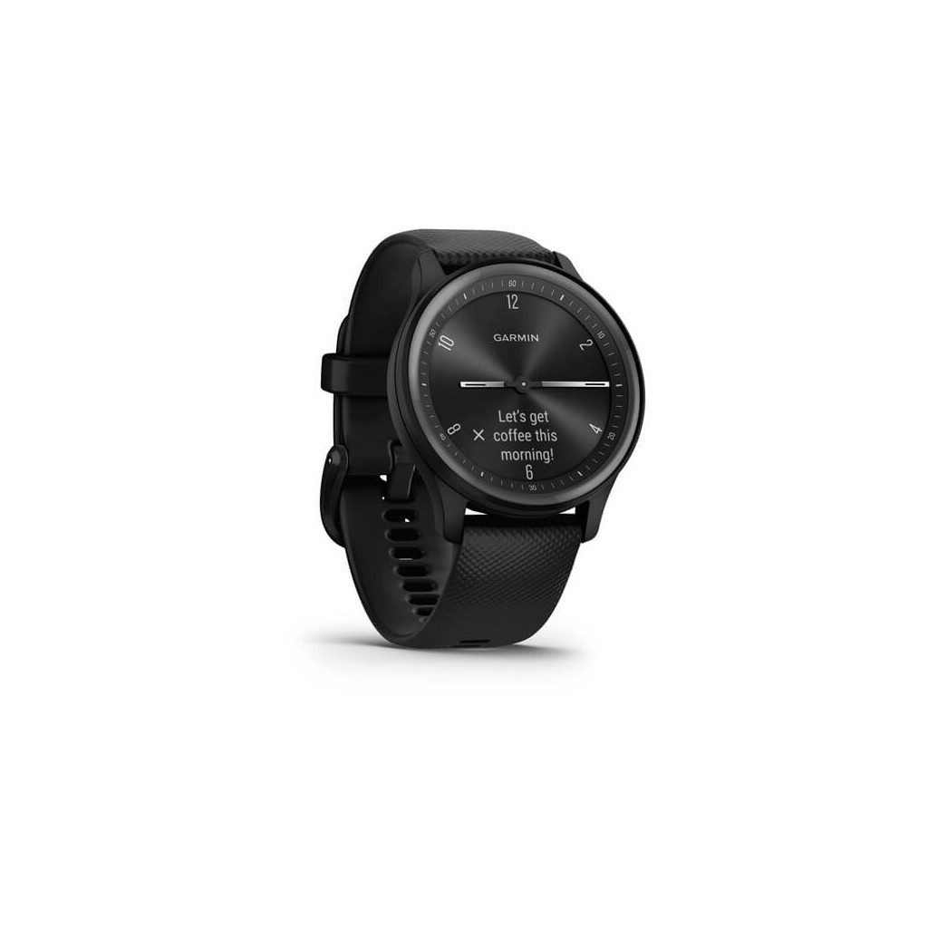 Смарт-годинник Garmin vivomove Sport, Black, Silicone (010-02566-00) - зображення 3