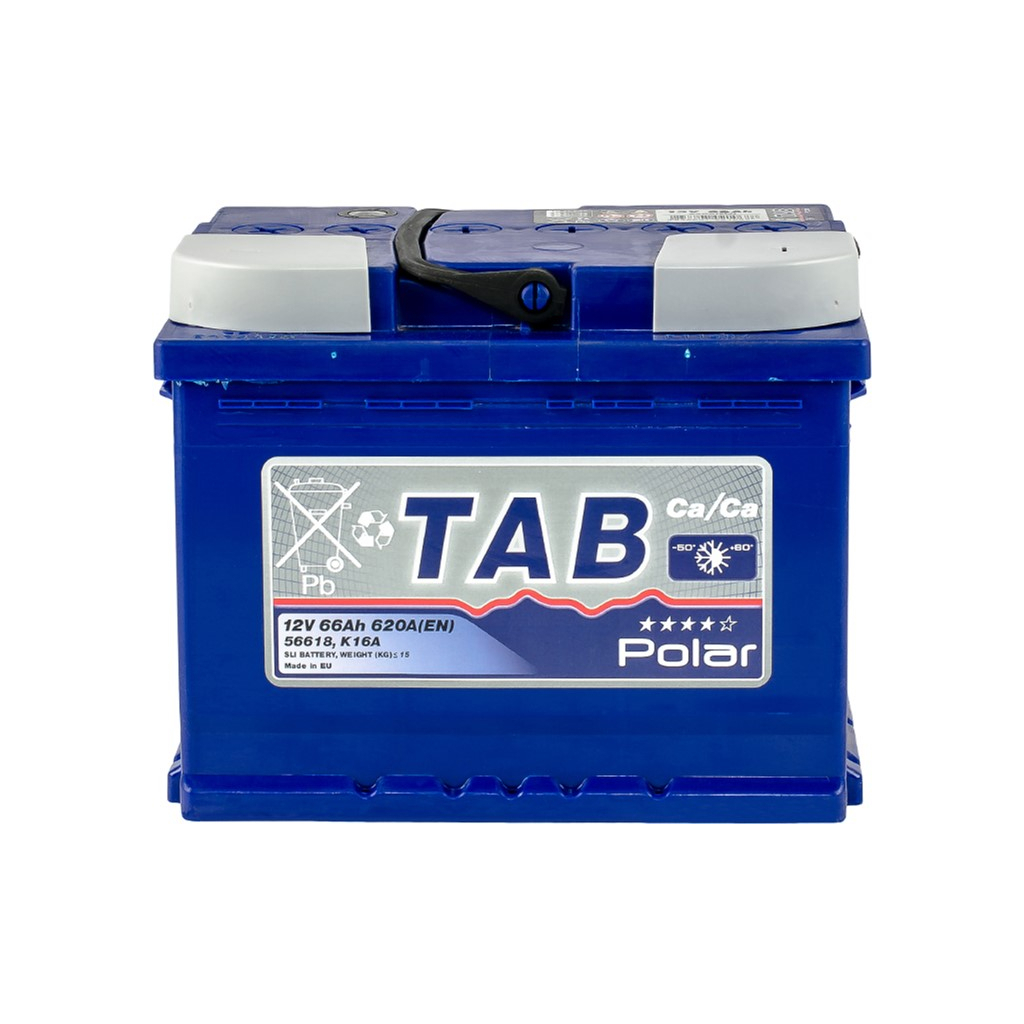 Акумулятор автомобільний TAB 66 Ah/12V Polar Blue Euro (121 066) - зображення 1