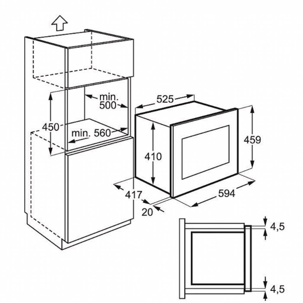 Мікрохвильова піч Electrolux EMS 26204 OX (EMS26204OX) - зображення 2