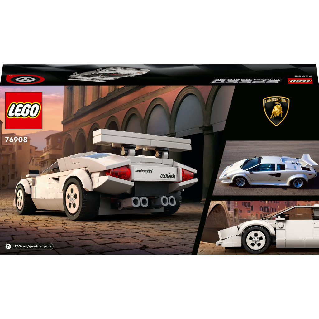 Конструктор LEGO Speed Champions Lamborghini Countach 262 деталі (76908) - зображення 9