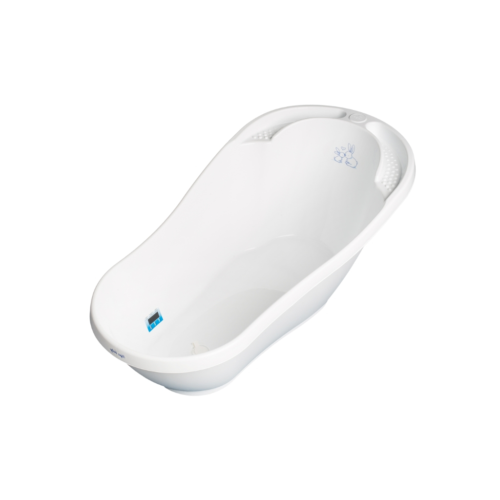 Ванночка Tega Baby Bunny зі зливом 92 см white (KR-011-103) - зображення 1