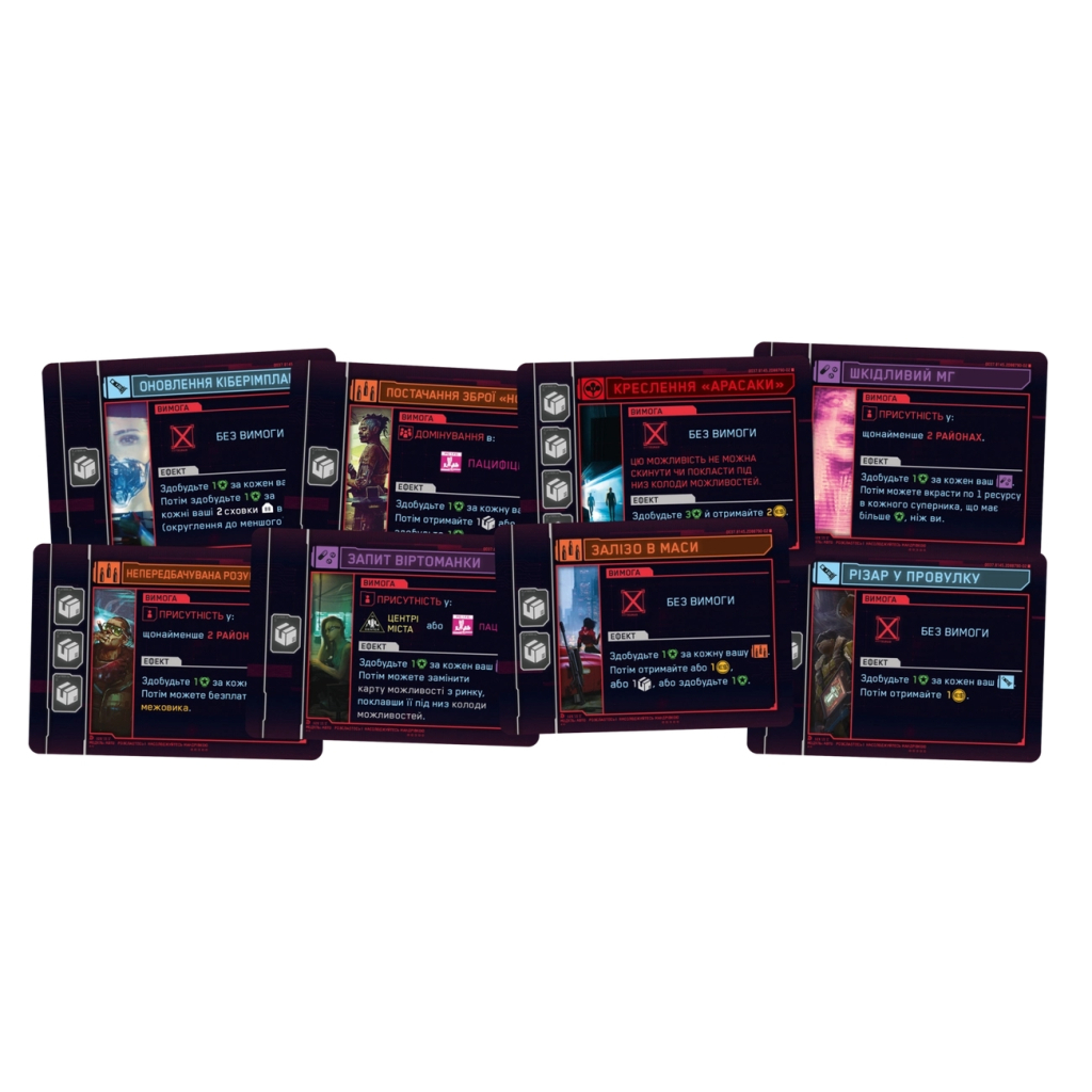 Настільна гра Geekach Games Cyberpunk 2077. Банди Найт-Сіті (Gangs of Night City) (укр.) (GKCH228nc) - зображення 7