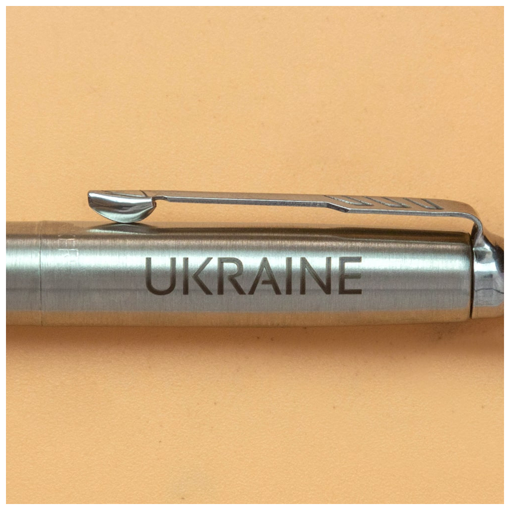 Ручка кулькова Parker JOTTER 17 UKRAINE SS CT BP Україна + Карта (16132_T205b) - изображение 3