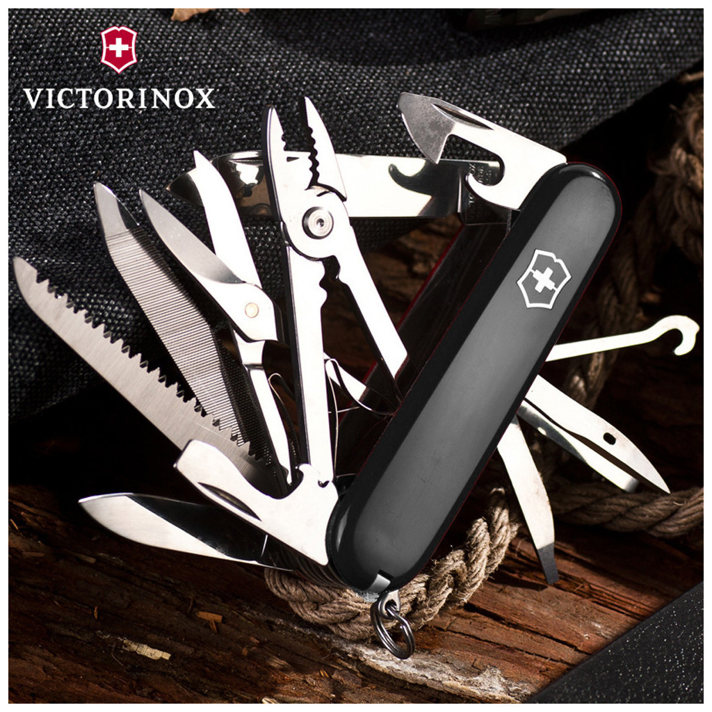 Ніж Victorinox Handyman 91 мм Чорний (1.3773.3) - зображення 2