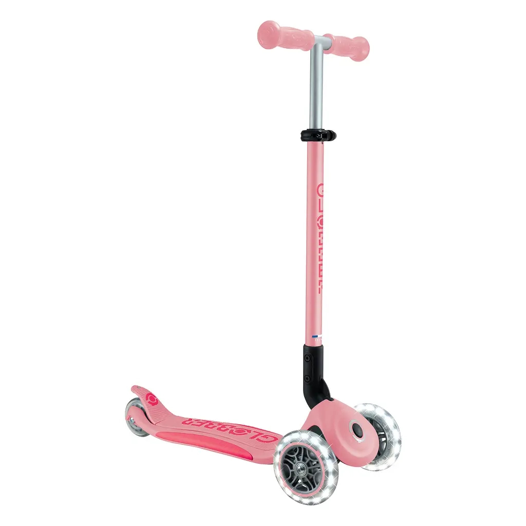 Самокат Globber серії Elite Lights пастельно-рожевий Колеса з підсвічуванням (439-710-3) - зображення 3