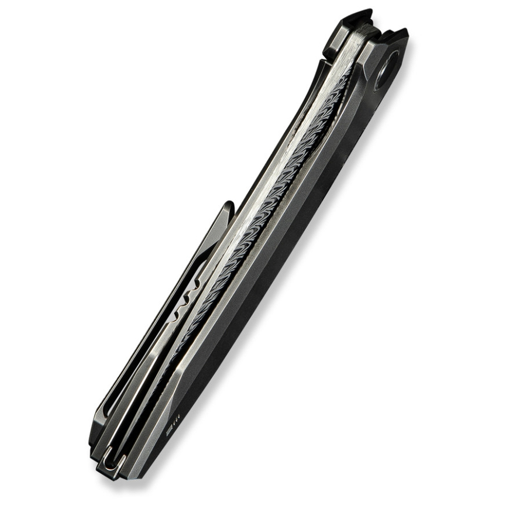 Ніж Weknife Acuminal, Titanium, Damascus (WE23070-DS1) - зображення 8