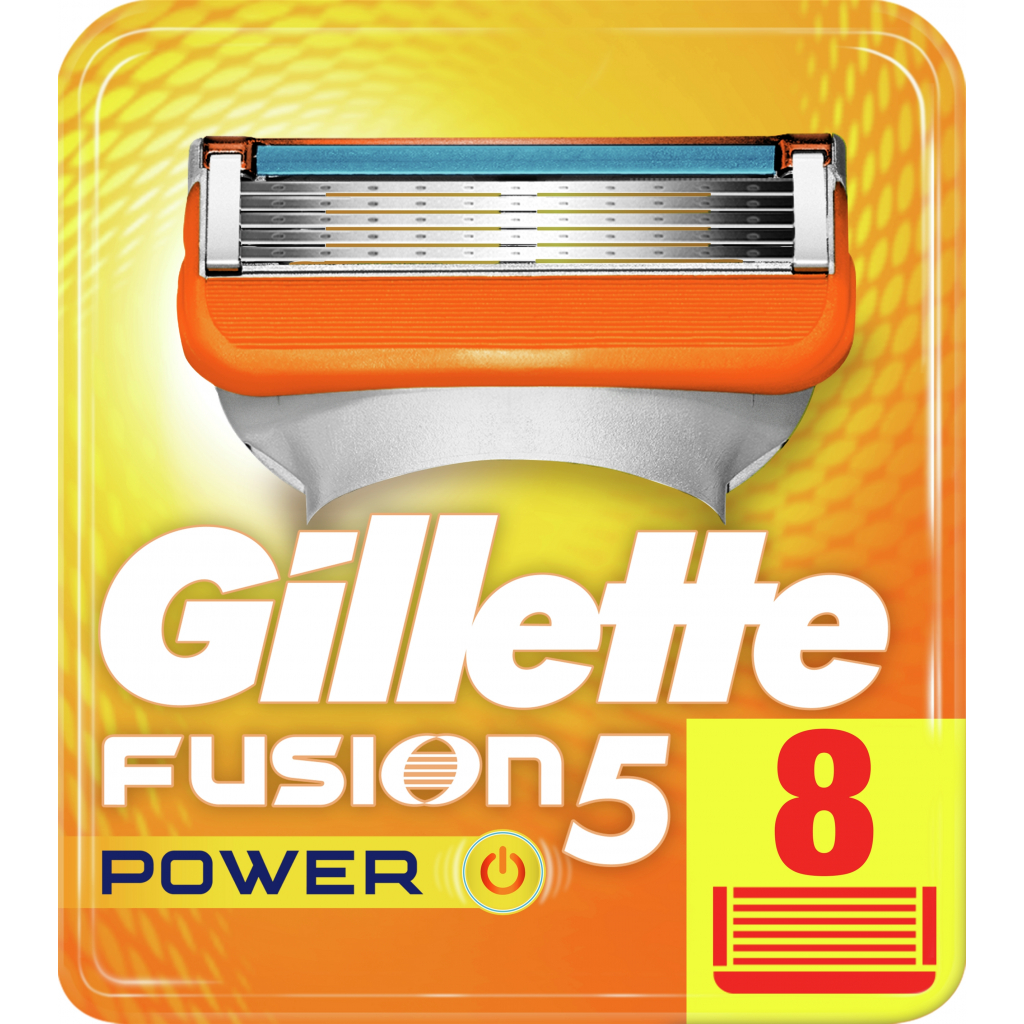 Змінні касети Gillette Fusion Power 8 шт (7702018877621) - изображение 1