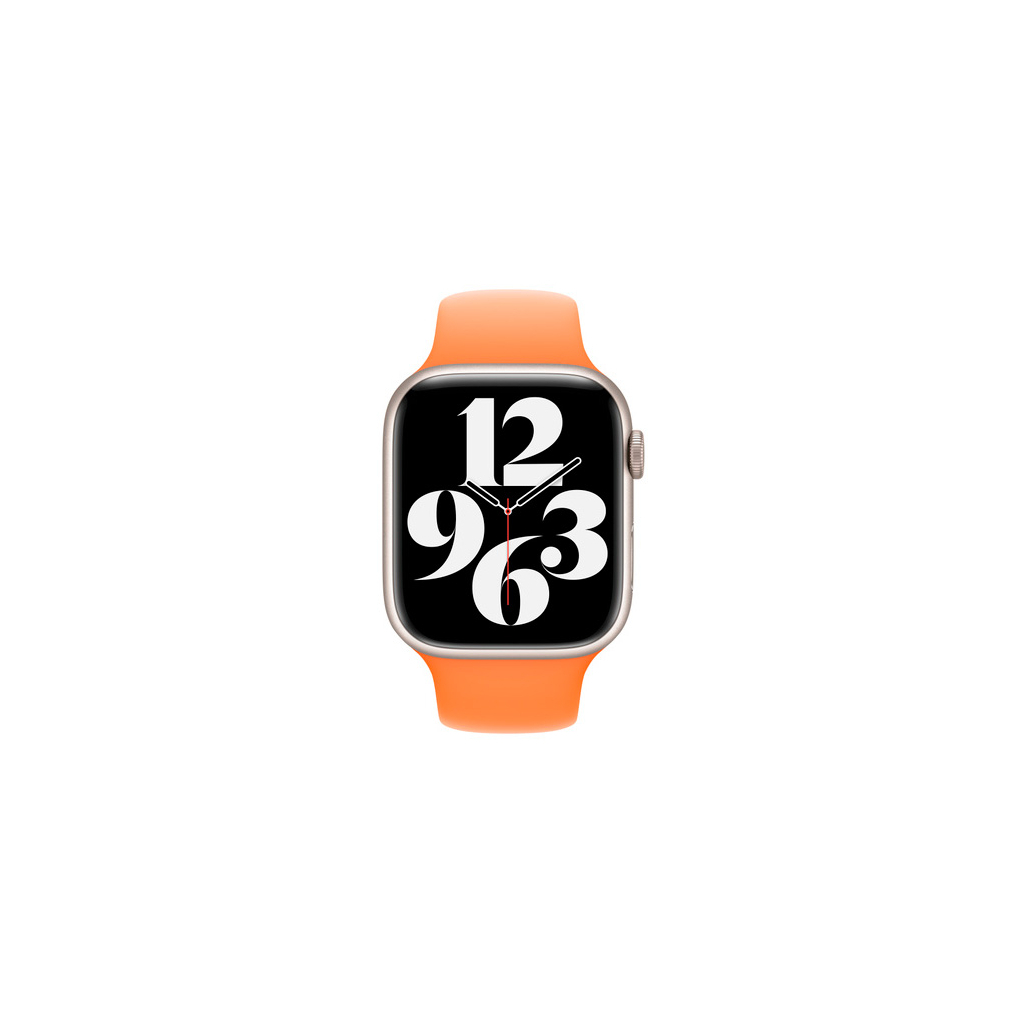 Ремінець до смарт-годинника Apple 45mm Bright Orange Sport Band (MR2R3ZM/A) - зображення 3
