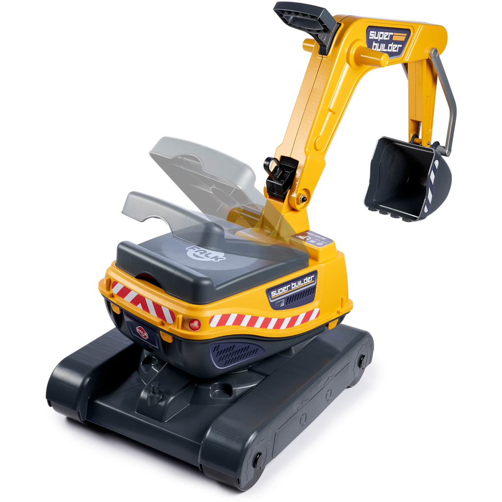 Чудомобіль Falk eкскаватор з причепом жовтий (140A) - изображение 2