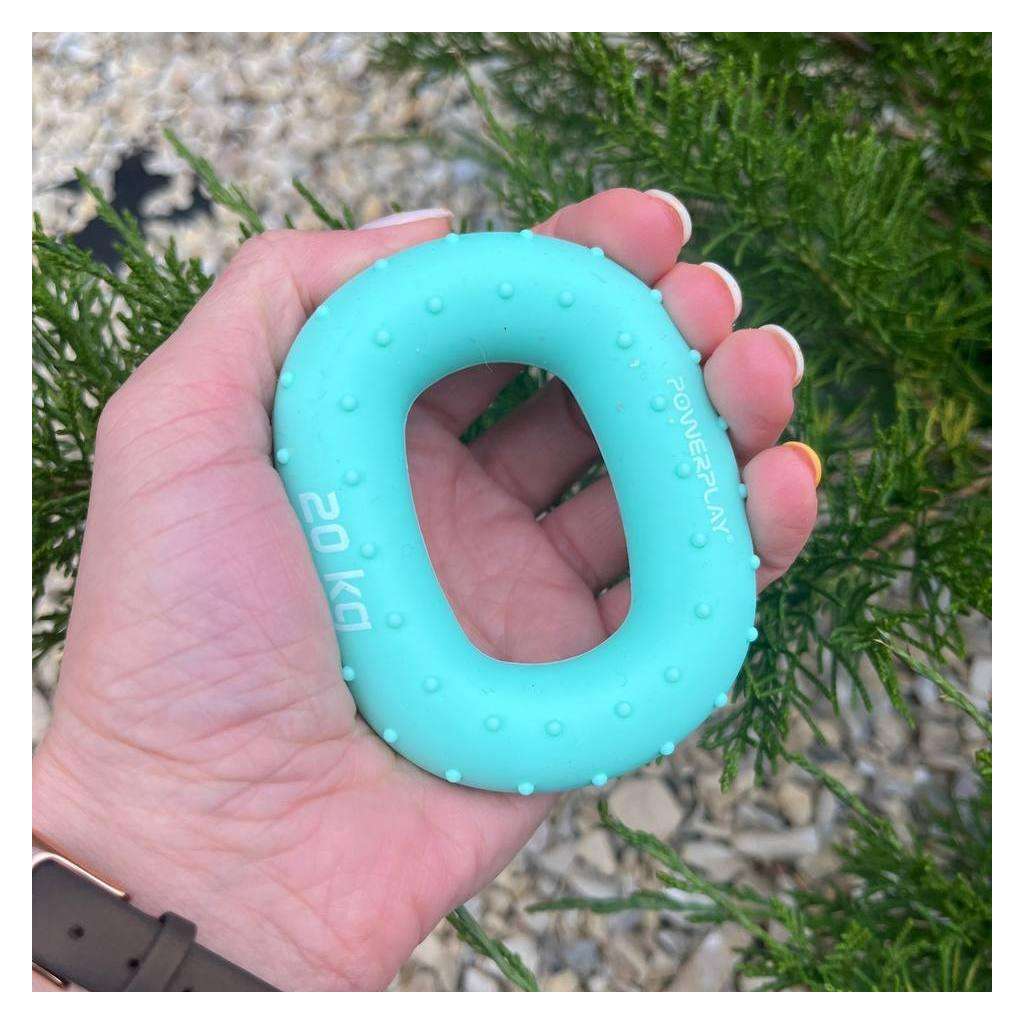 Еспандер PowerPlay PP-4337 Hand Grip Medium 20 кг Зелений (PP_4337_Green_20kg) - зображення 3