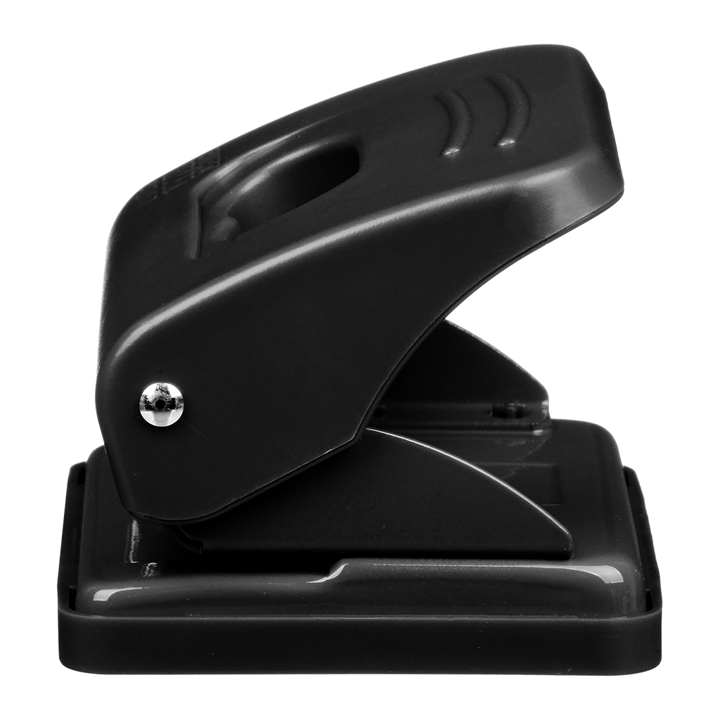 Діркопробивач Buromax пластиковий, до 20 аркушів, 120 х 82 х 53 мм, чорний (BM.4017-01) - зображення 3
