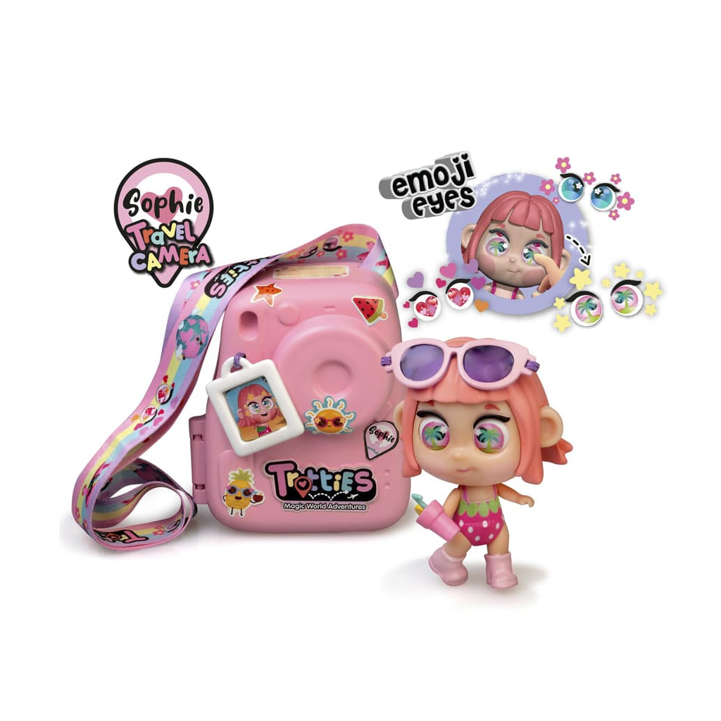 Лялька Trotties Міні-лялька Софі з фотоапаратом, рожева (TFT21000A) - зображення 3