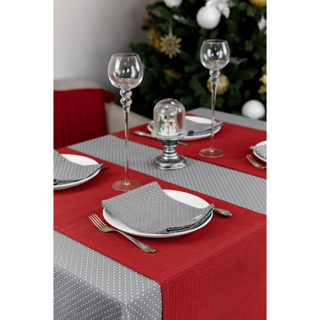 Доріжка на стіл Прованс Merry Christmas червона 40x140 см (031478) - зображення 9