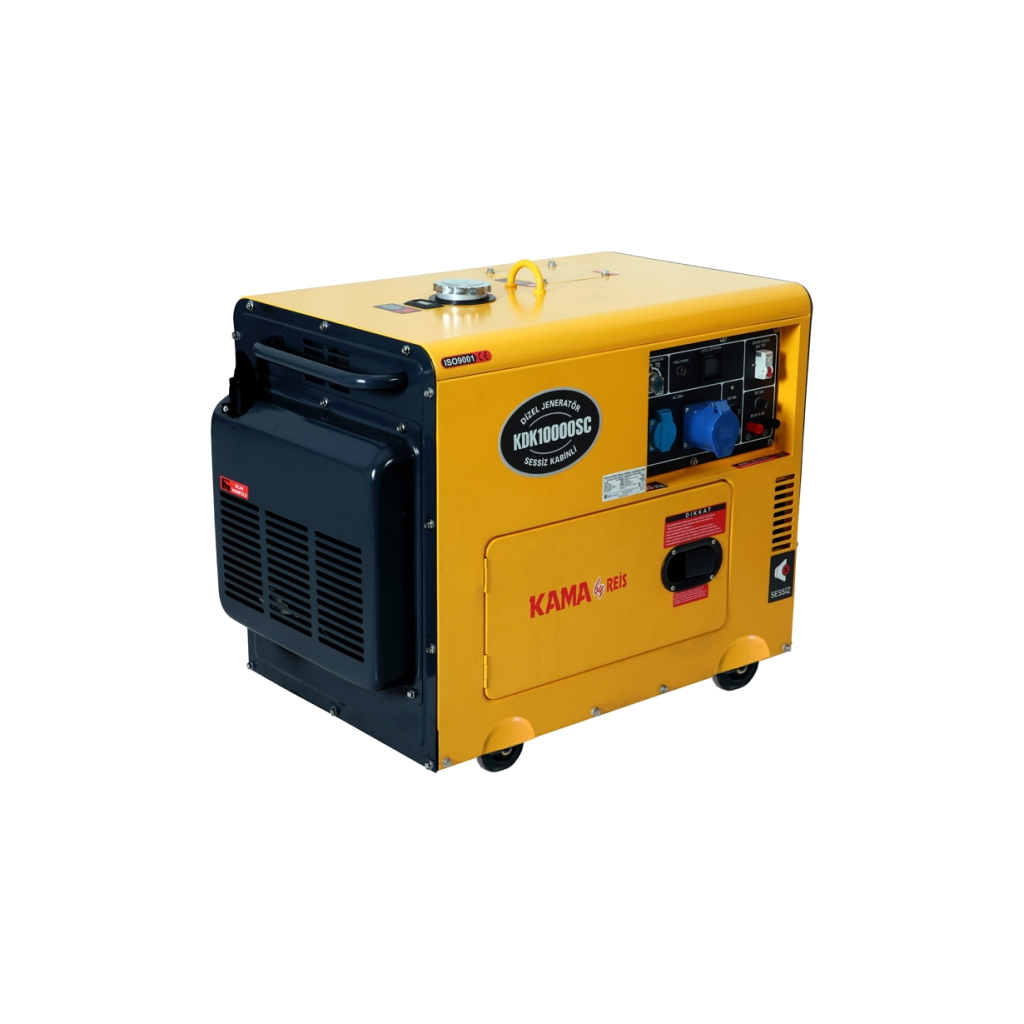Генератор KAMA KDK10000SC, дизель, 7.5kW, 9,4KVA, 230V, 30л (KDK10000SC) - зображення 1