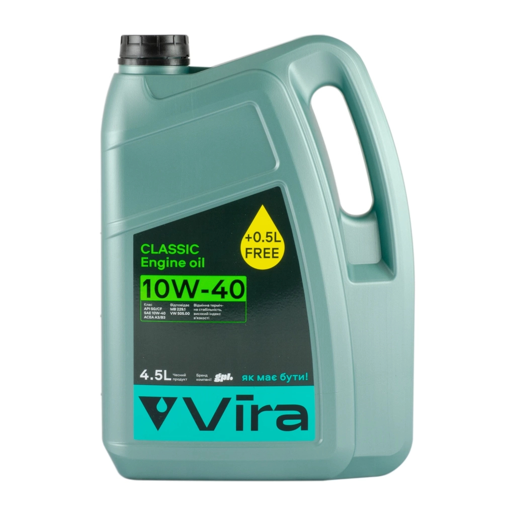 Моторна олива VIRA Classic 10W-40 4,5 л (VI0356) - зображення 1