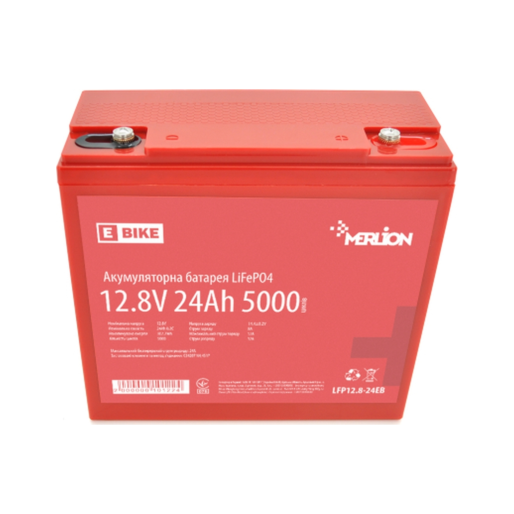Батарея LiFePo4 Merlion LFP12.8-EB - зображення 1