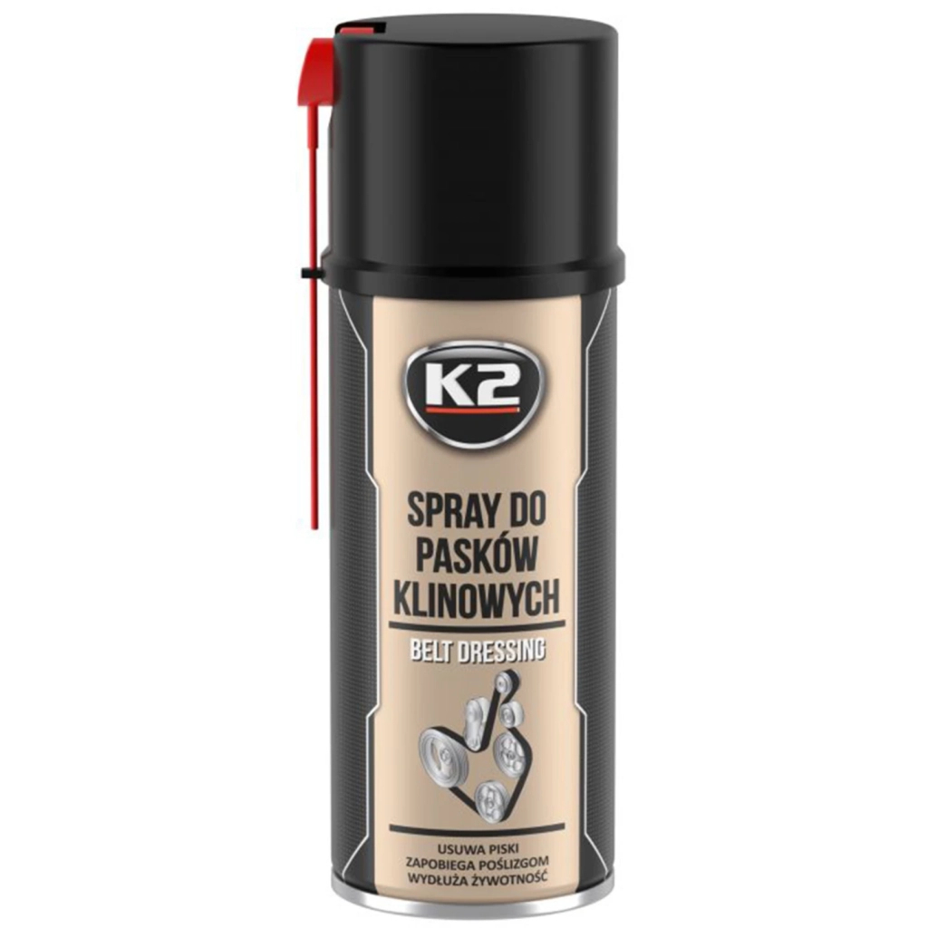 Мастило автомобільне K2 Belt Dressing 400мл (W126) - зображення 1