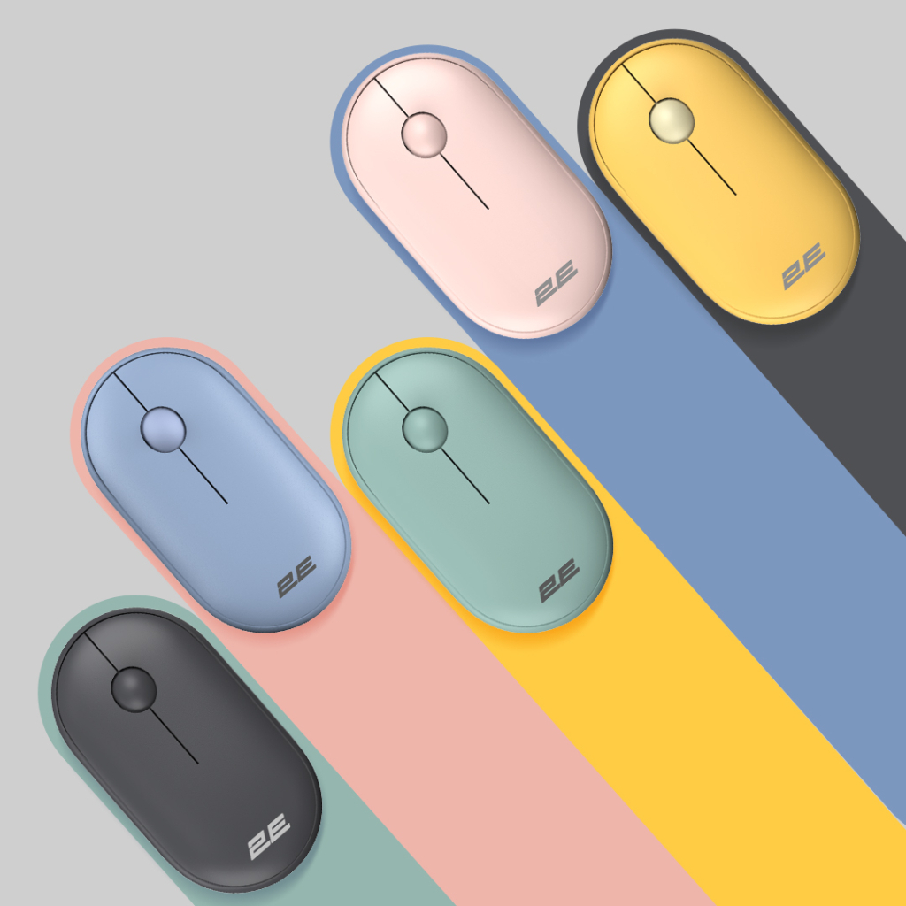 Мишка 2E MF300 Silent Wireless/Bluetooth Sunny Yellow (2E-MF300WYW) - зображення 8