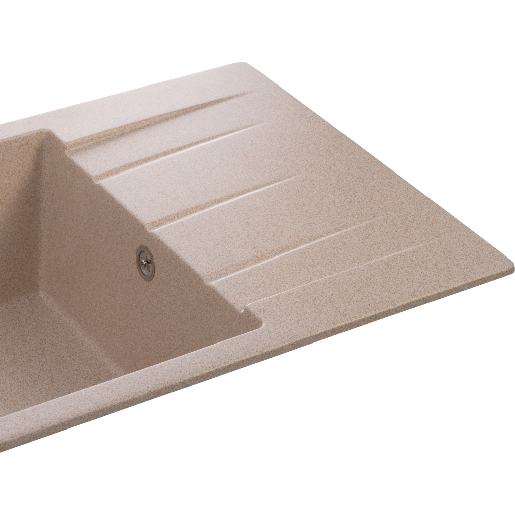 Мийка кухонна GRANADO NAVIA avena з сифоном (775*495mm.) (gr3802) - зображення 4