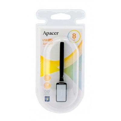 USB флеш накопичувач Apacer 8GB AH128 Silver RP USB 2.0 (AP8GAH128S-1) - зображення 5
