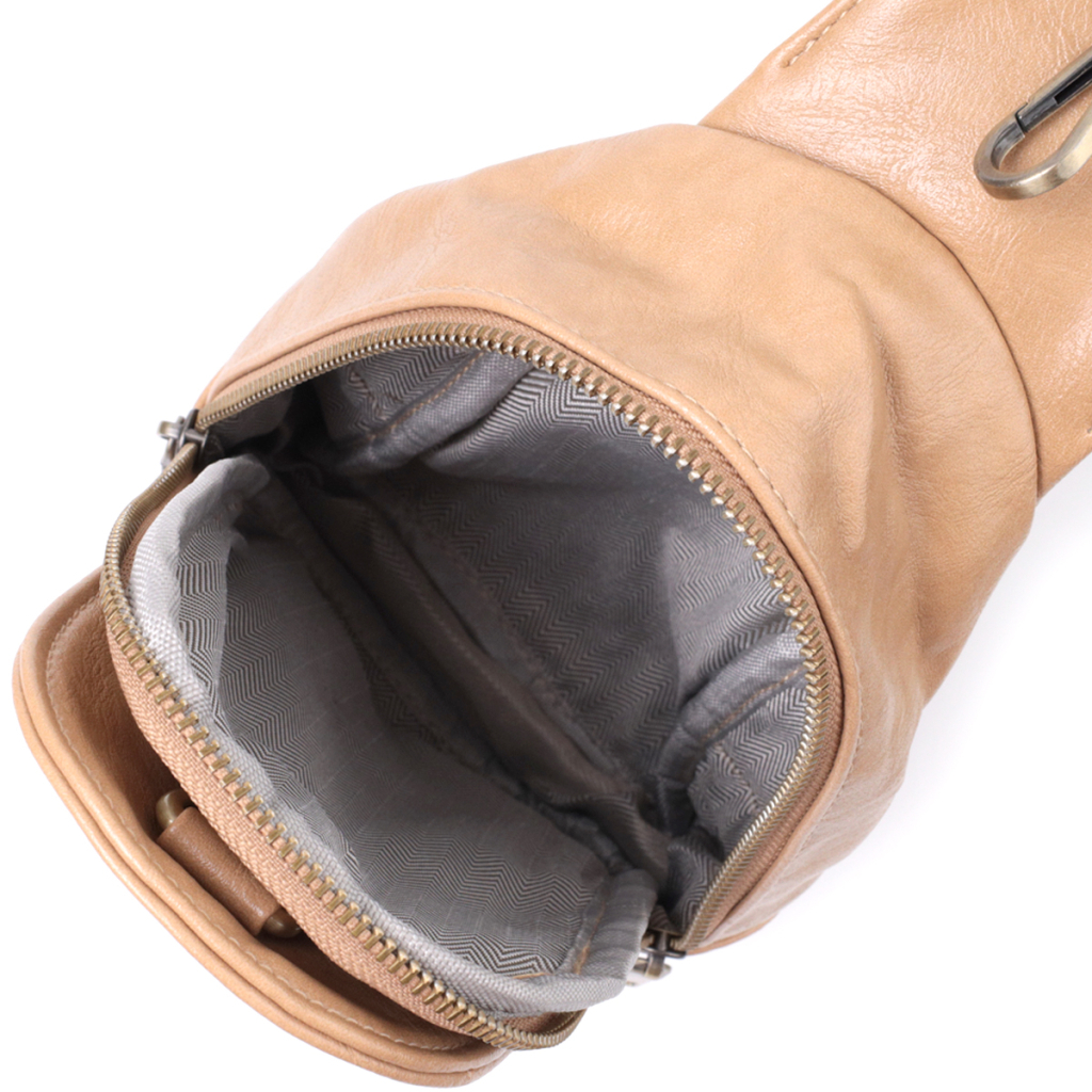 Сумка Vintage З екошкіри Світло-коричнева (22790) - зображення 7