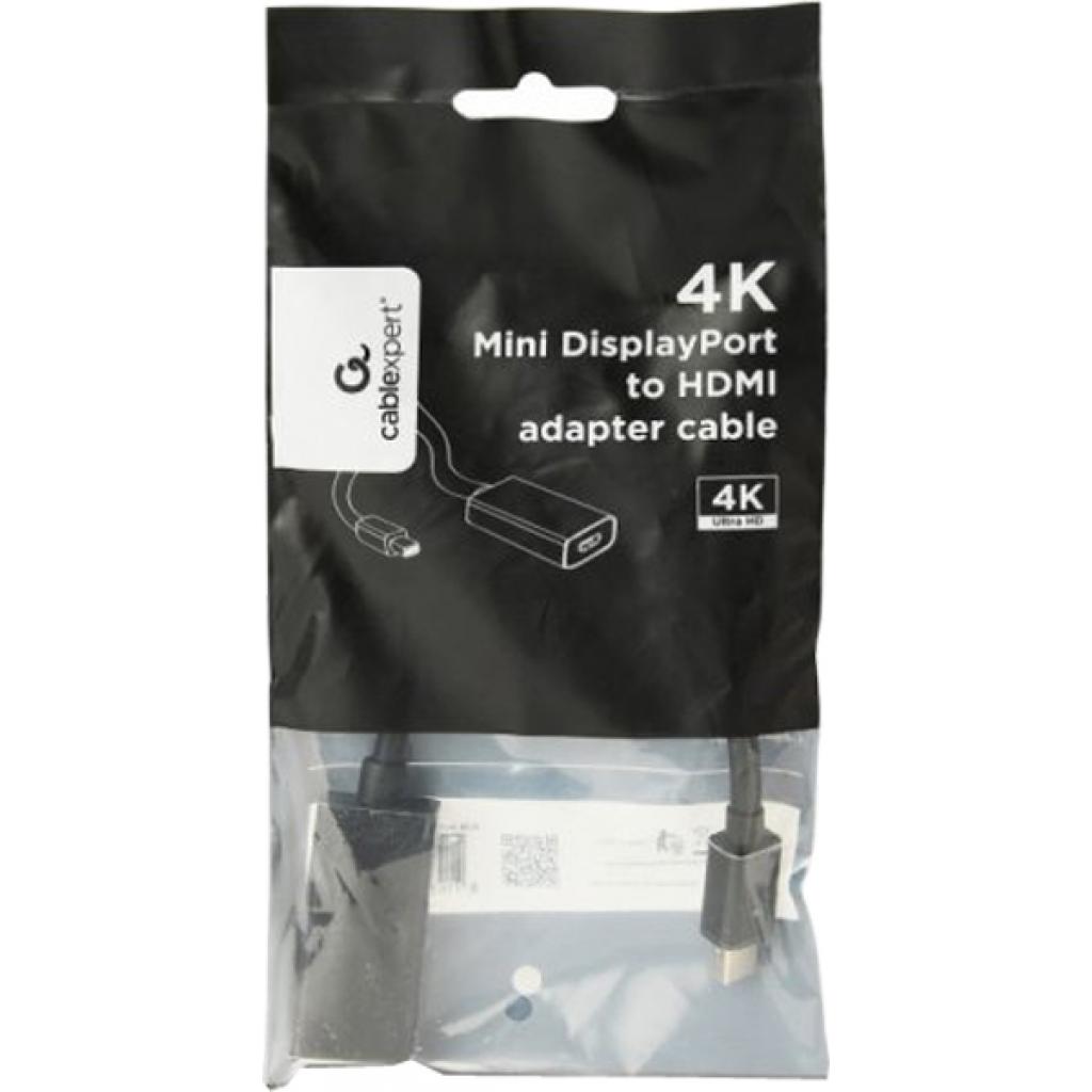 Перехідник Mini DisplayPort to HDMI Cablexpert (A-mDPM-HDMIF4K-01) - зображення 2