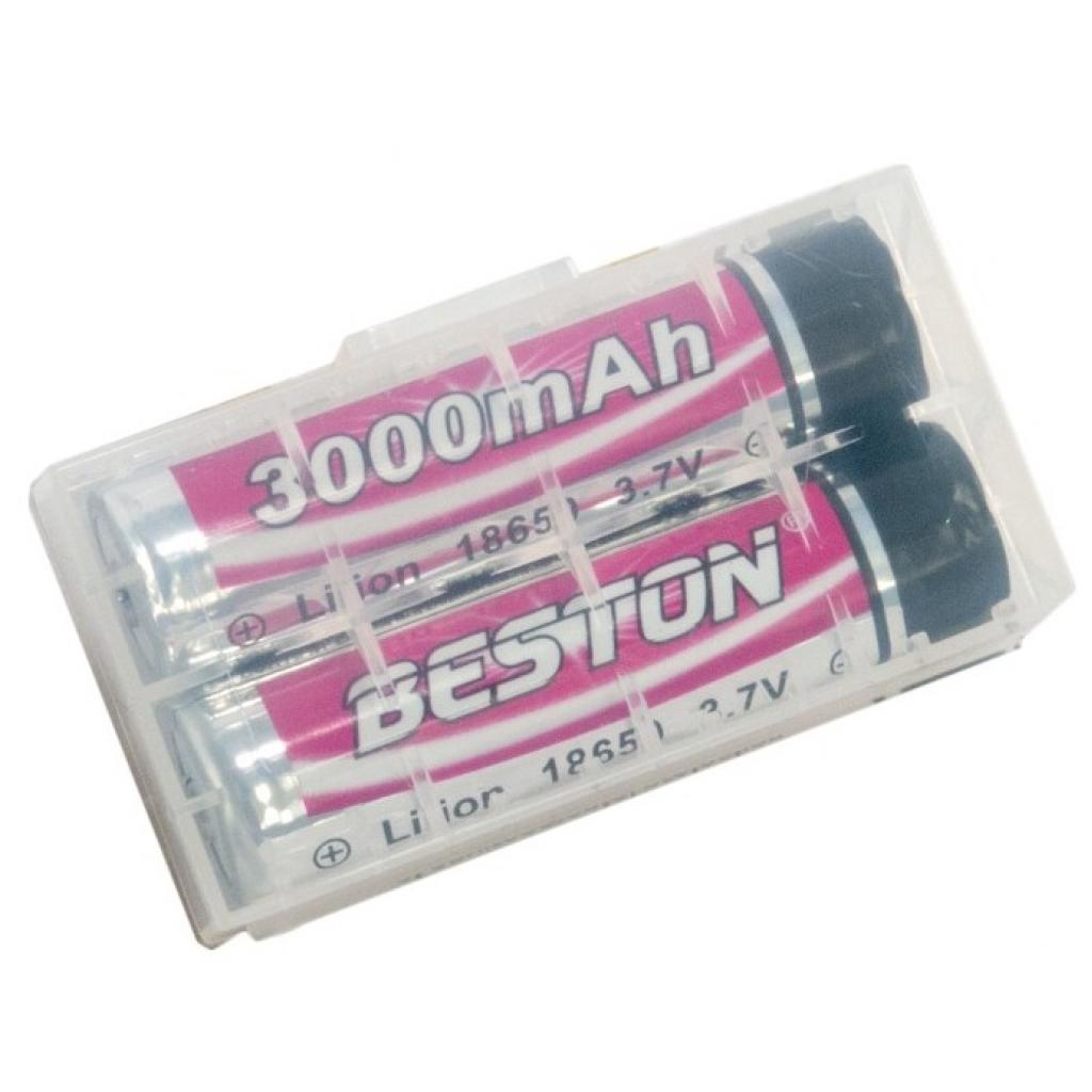 Акумулятор 18650 (168A) 3000 mAh *2 з захистом Beston (AAB1848) - зображення 4