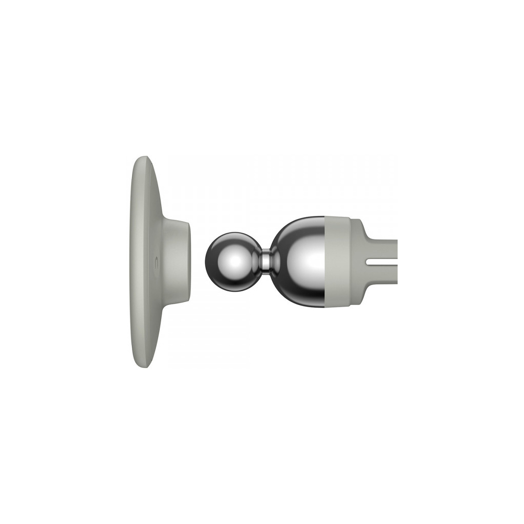 Універсальний автотримач Baseus Magnetic (на решітку) creamy-white (SUCC000102) - зображення 6
