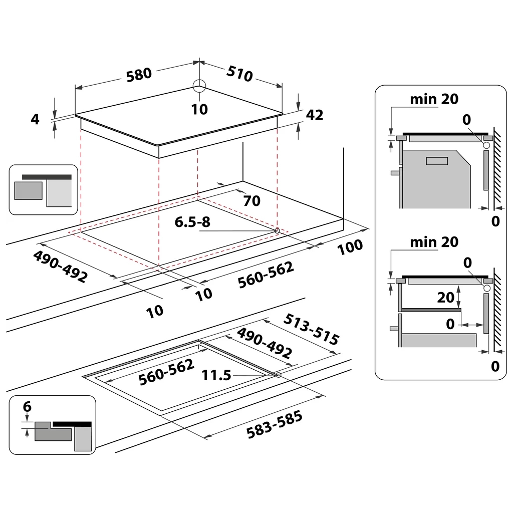 Варочна поверхня Whirlpool AKT8090/NE - изображение 5