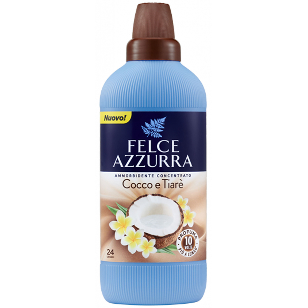 Кондиціонер для білизни Felce Azzurra Cocco e Tiare концентрований пом'якшувач 600 мл (8001280030963) - зображення 1
