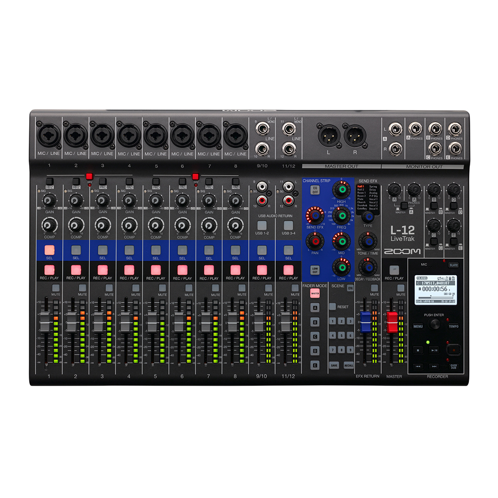 Мікшерний пульт Zoom LiveTrak L-12 (284361) - зображення 2