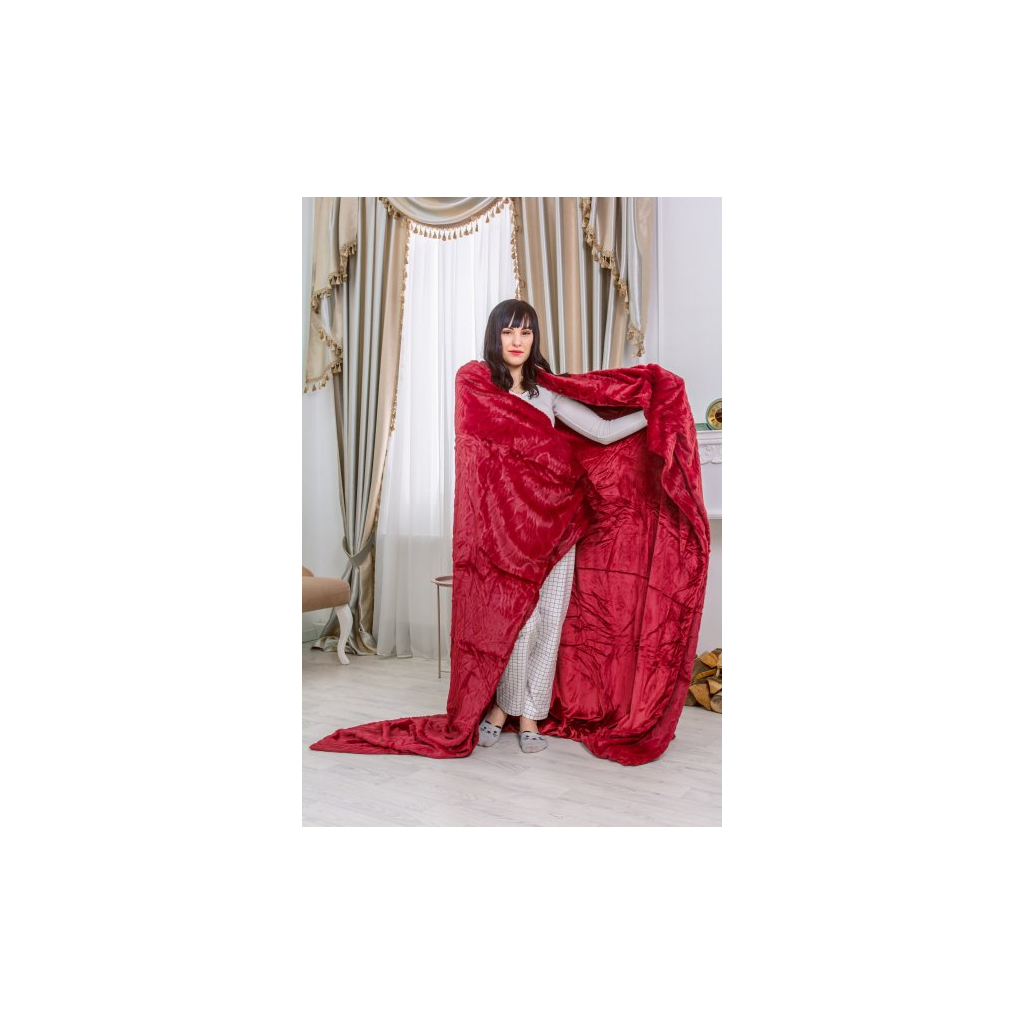 Плед MirSon 1005 Damask Red 180x200 (2200002981705) - изображение 4
