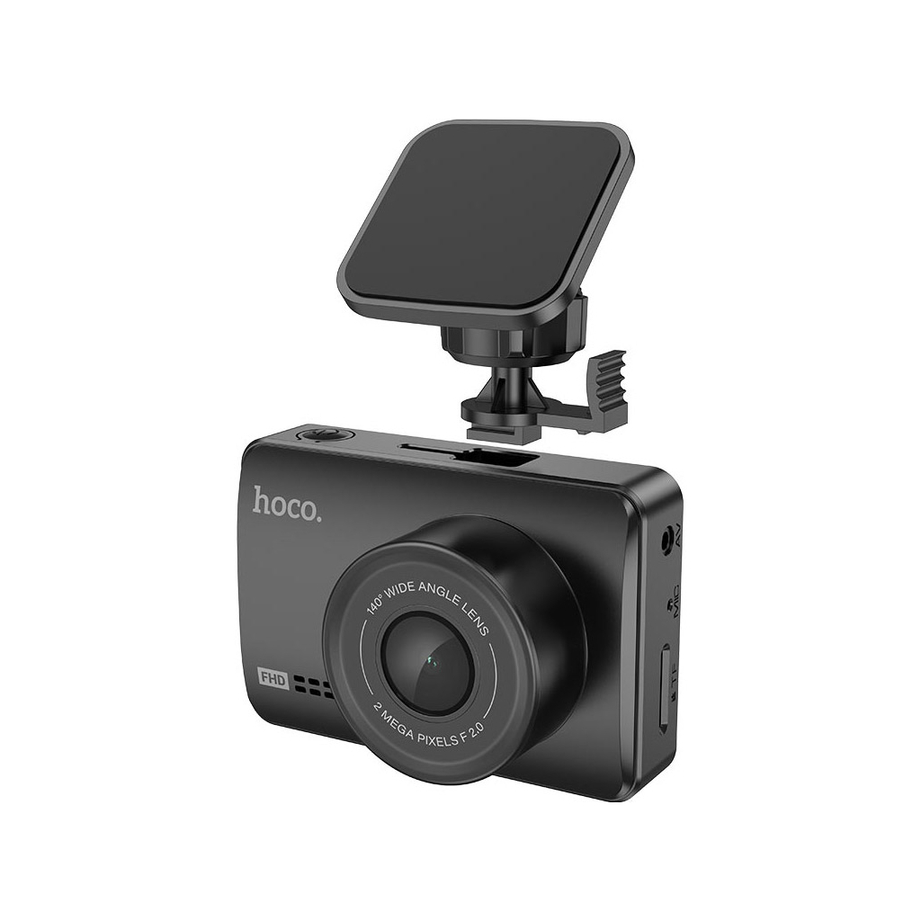 Відеореєстратор HOCO DV2 Driving recorder with display Black (6942007608176) - зображення 1