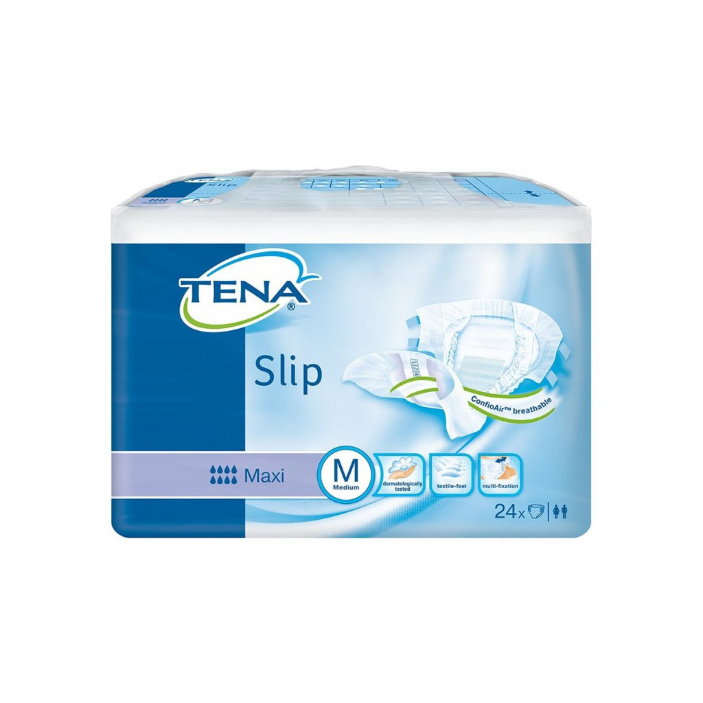 Підгузки для дорослих Tena Slip Maxi Medium 24 шт см 8 крапель (7322541118147) - зображення 1