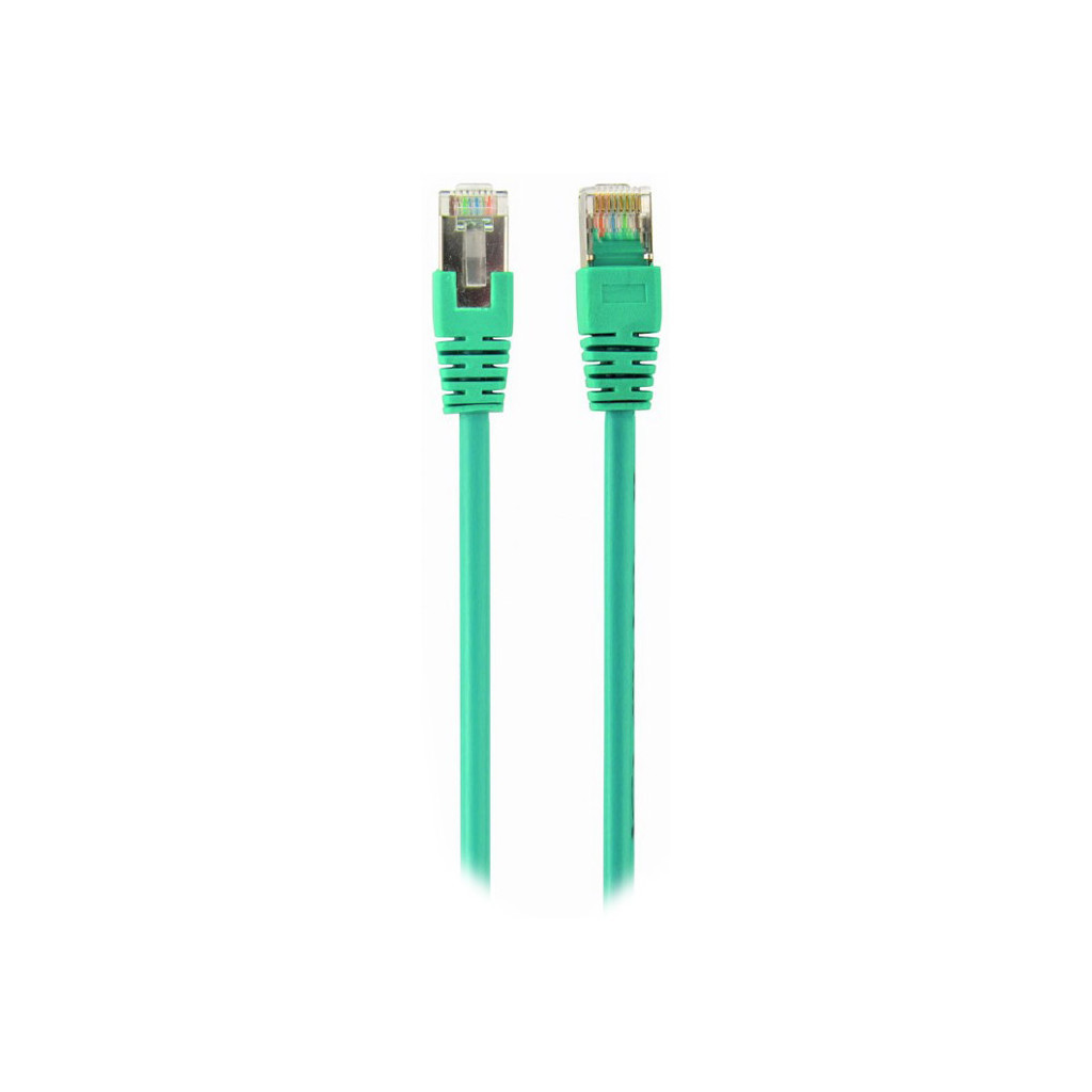 Патч-корд Cablexpert 0.5м FTP cat 5е CCA green (PP22-0.5M/G) - зображення 1