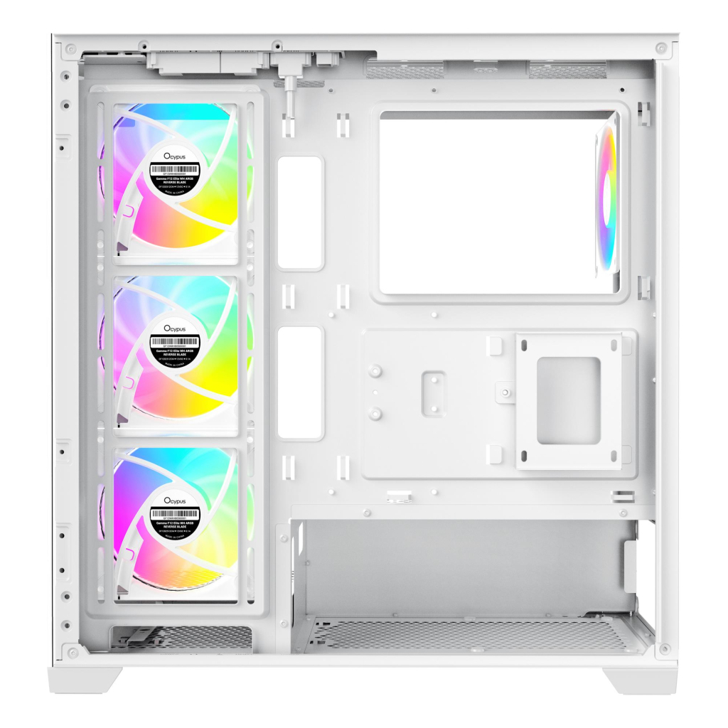 Корпус для ПК OCYPUS GAMMA C72 WH ARGB (GAMMA-C72-WHD400XX-GL) - зображення 6