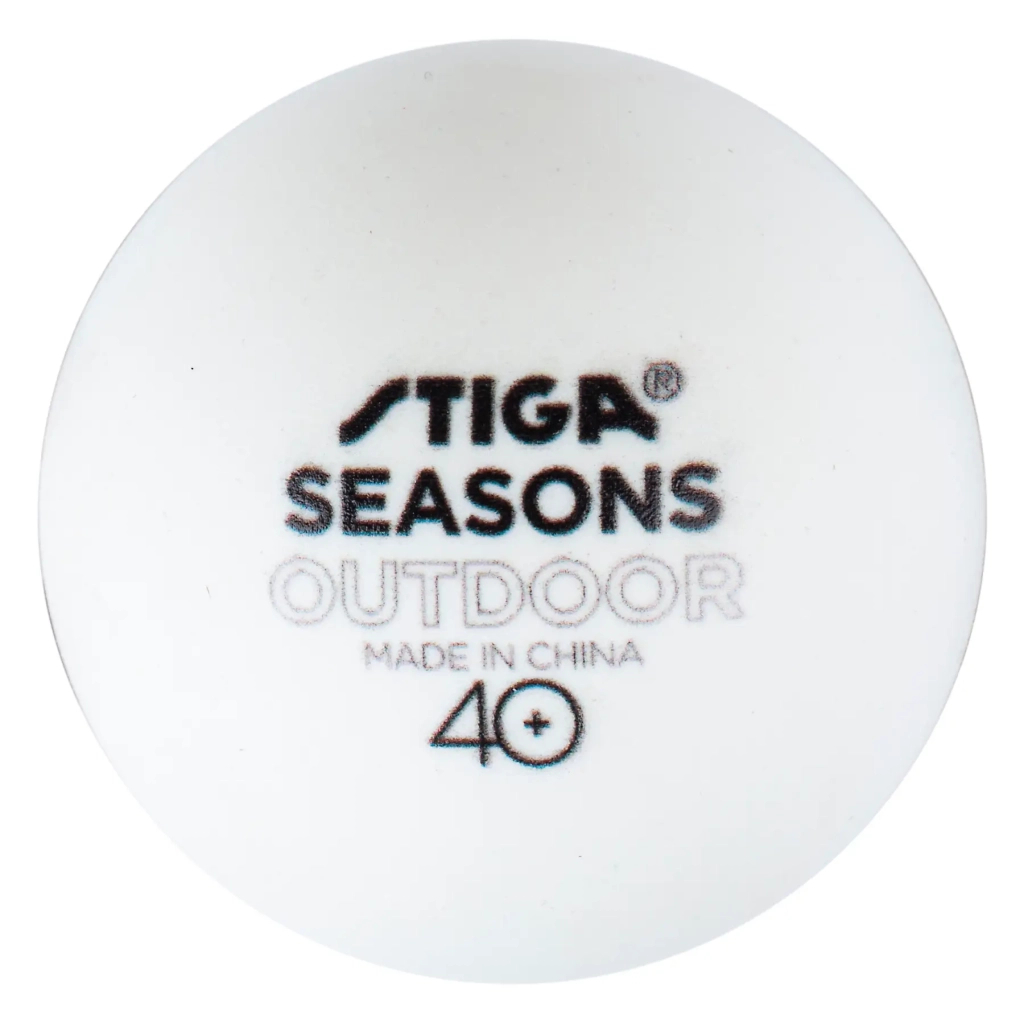 М'ячик для настільного теніса Stiga Seasons White 12 шт (1110-2810-12) (931162) - зображення 1