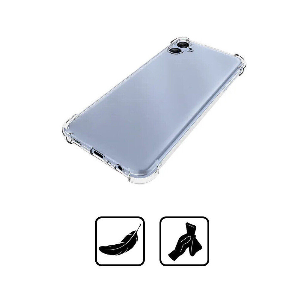 Чохол до мобільного телефона BeCover Anti-Shock Samsung Galaxy A04e SM-A042 Clear (708809) - зображення 4