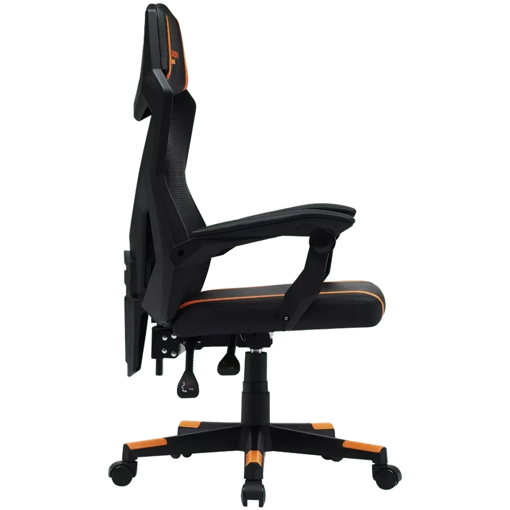 Крісло ігрове Canyon Flow MCH01 Mesh Black/Orange (CNE-MCH01) - зображення 3