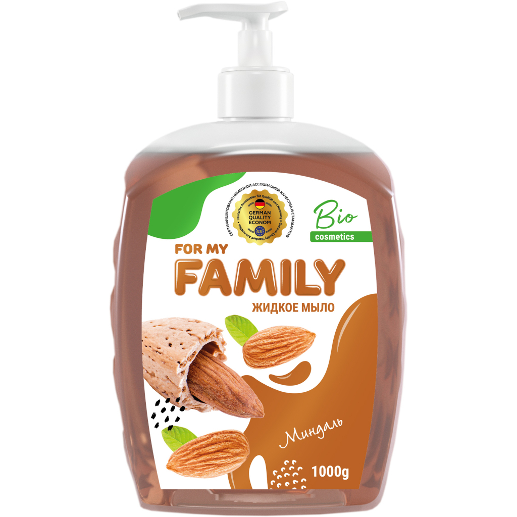 Рідке мило Family 2K Мигдаль 1000 г (4260637722447) - зображення 1