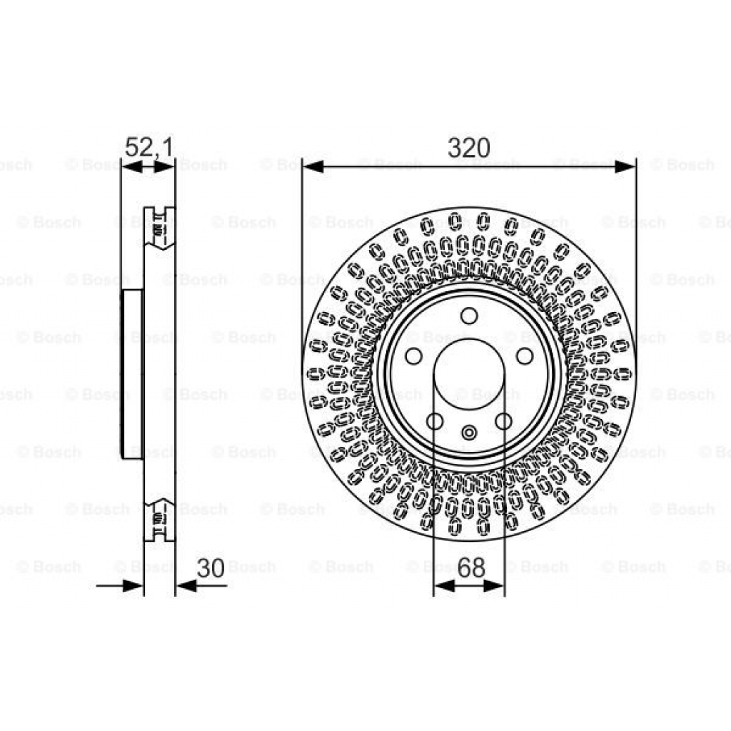 Гальмівний диск Bosch 0 986 479 C49 - зображення 5