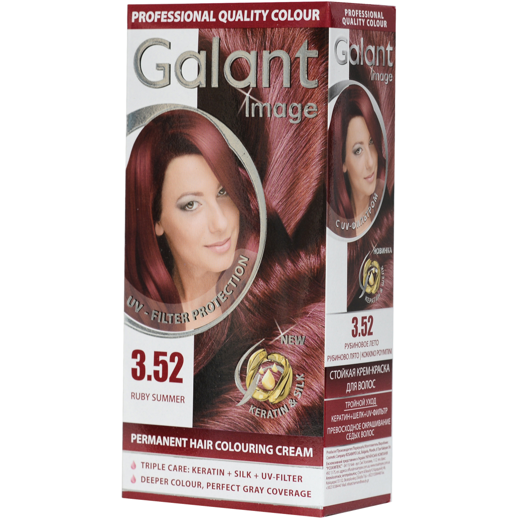 Фарба для волосся Galant Image 3.52 - Рубінове літо (3800049200808) - зображення 1