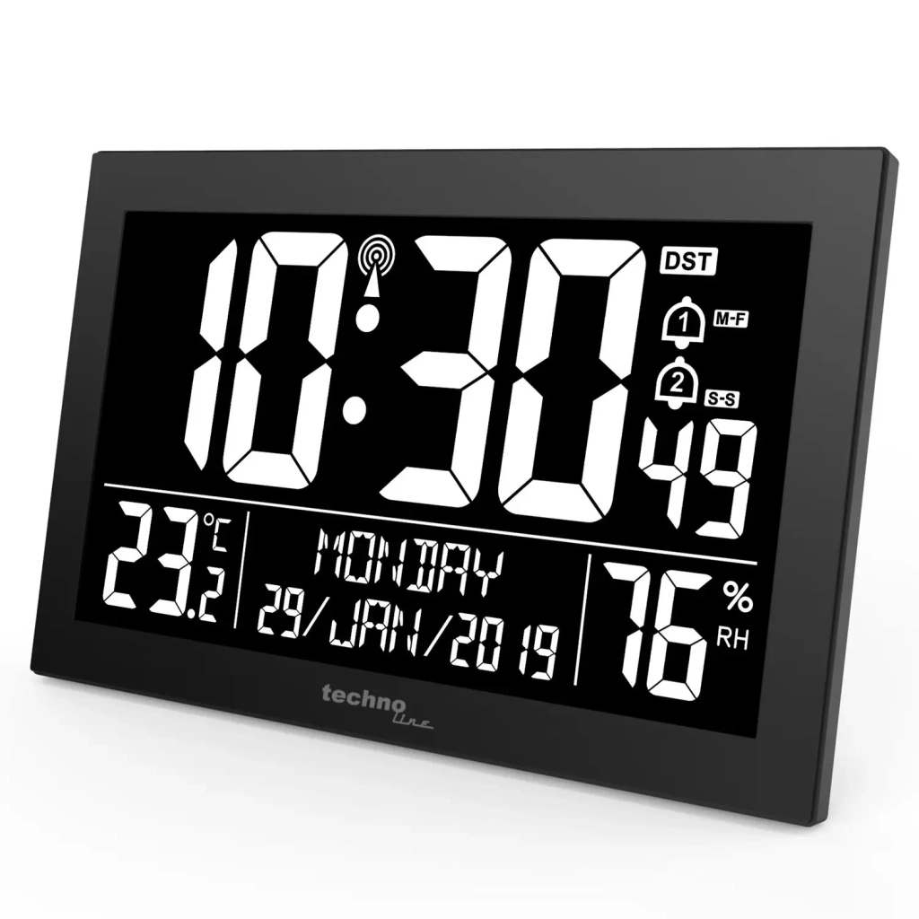 Настінний годинник Technoline WS8017 Black (DAS301334) - зображення 2