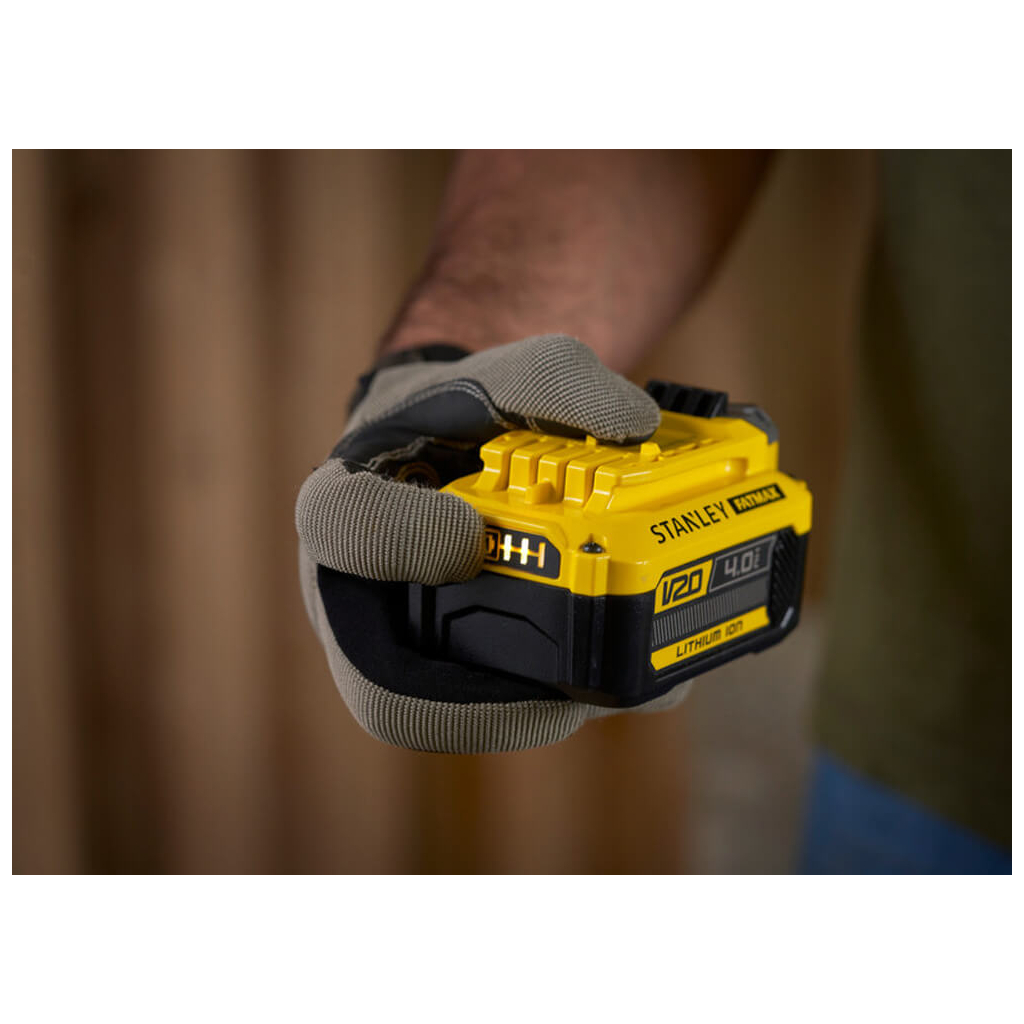 Набір акумулятор + зарядний пристрій Stanley FatMax,V20, 18 В,4Ah, 4A (SFMCB14M1) - изображение 3