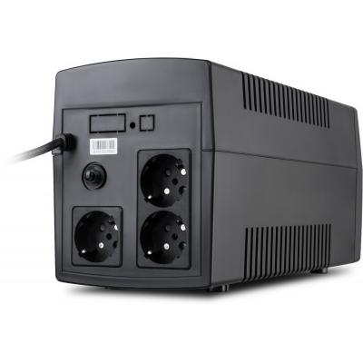 Пристрій безперебійного живлення Vinga LED 1500VA plastic case (VPE-1500P) - зображення 4